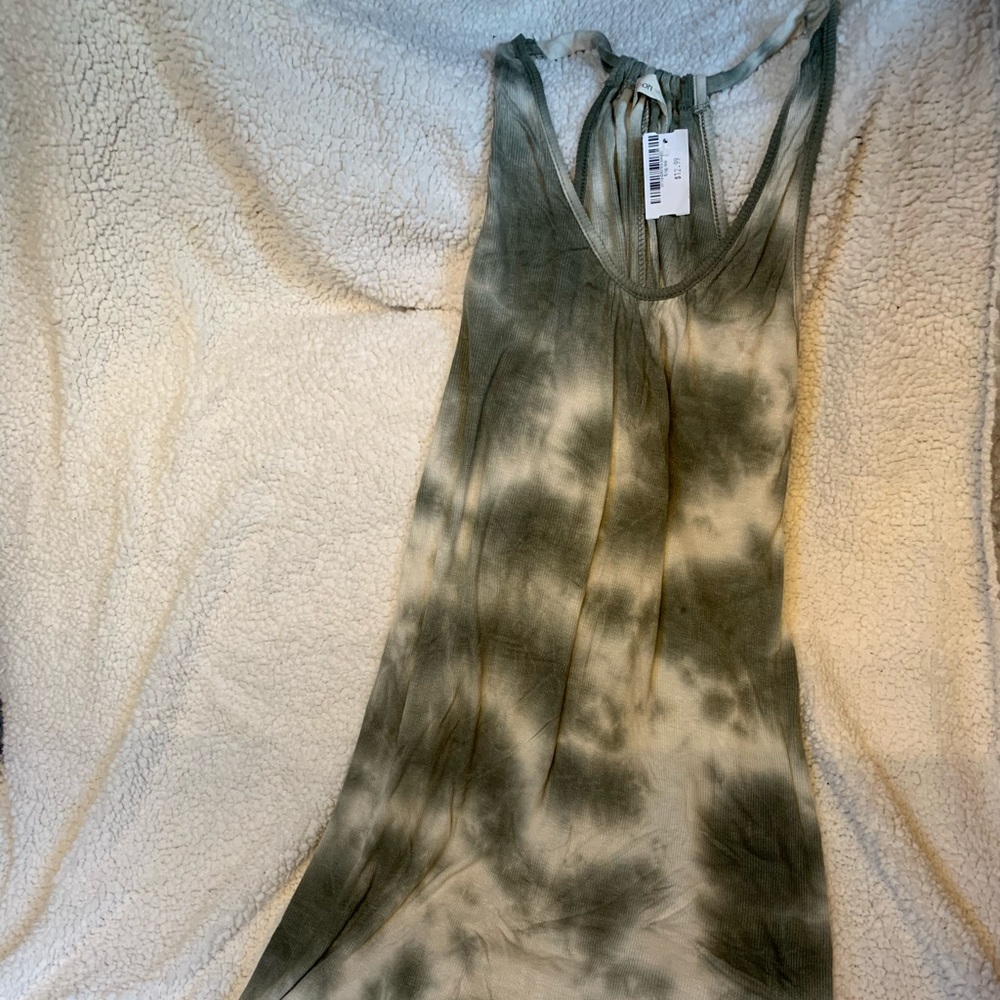 Tie dyed coverup